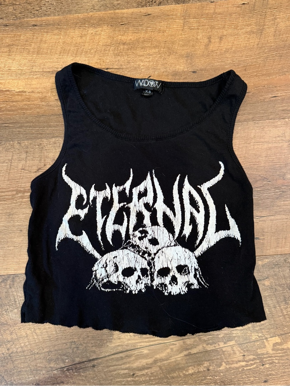 Dolls Kill Widow Eternal Damnation Tank Top T-Shirt XS